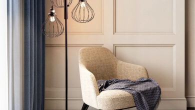Industrial Style Floor Lamp