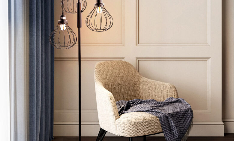 Industrial Style Floor Lamp