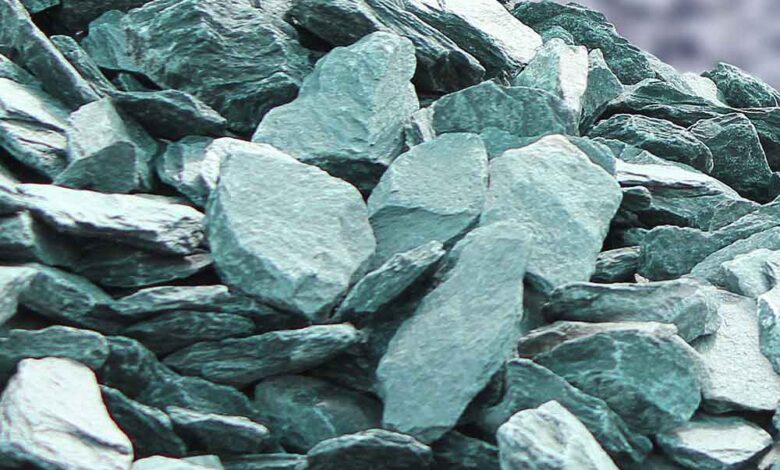 Welsh Green Slate Chippings 40mm