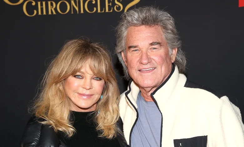 Goldie Hawn and Kurt Russell