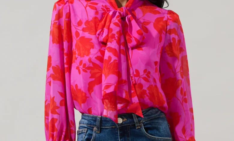 Tie Neck Blouse